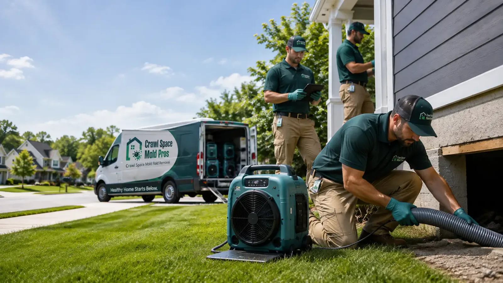 Crawl Space Mold Removal in South Kingstown, RI